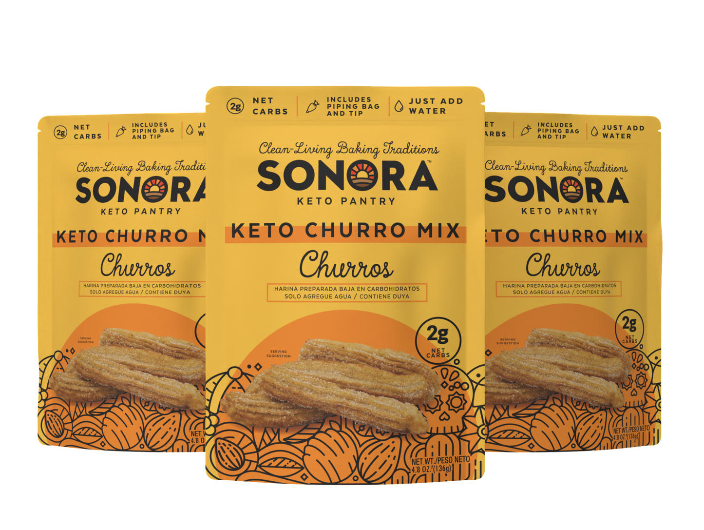 Keto Churro Mix - 3 Bag Bundle