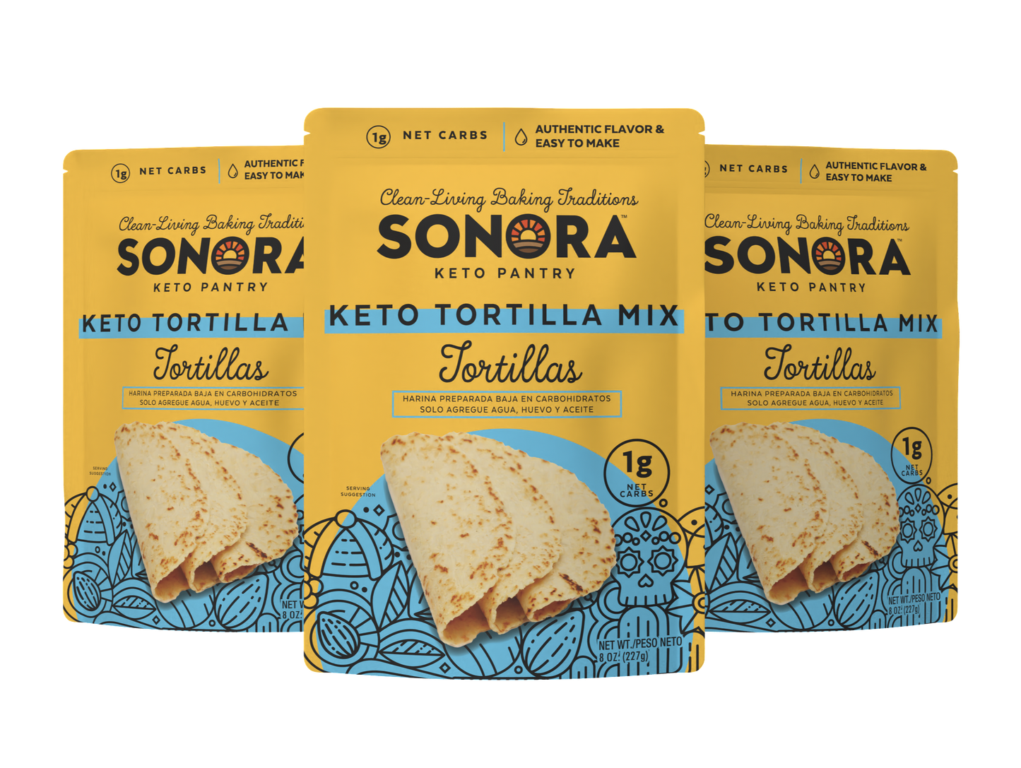 Low Carb Tortilla Mix - 3 Bag Bundle