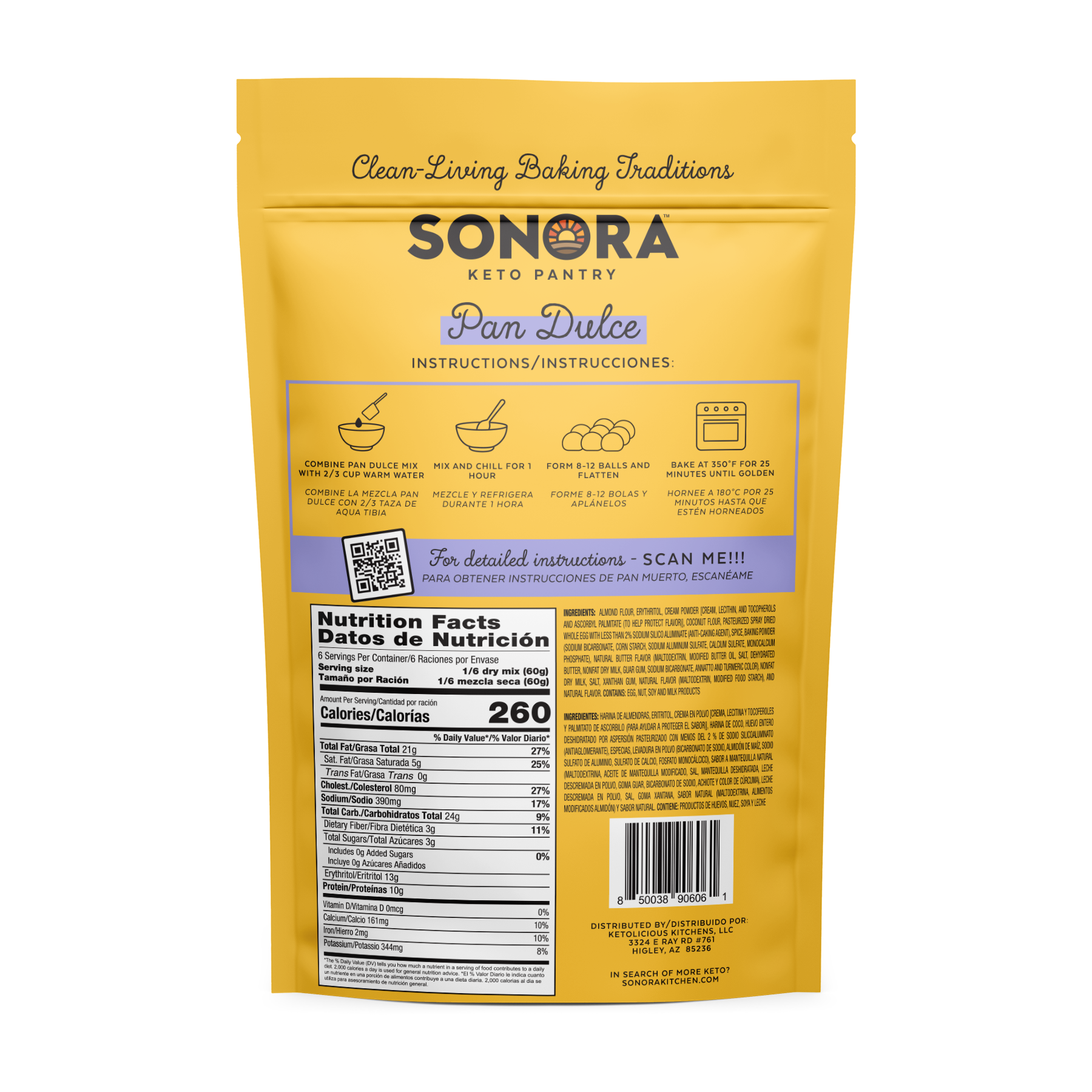 Sonora Keto Pan Dulce