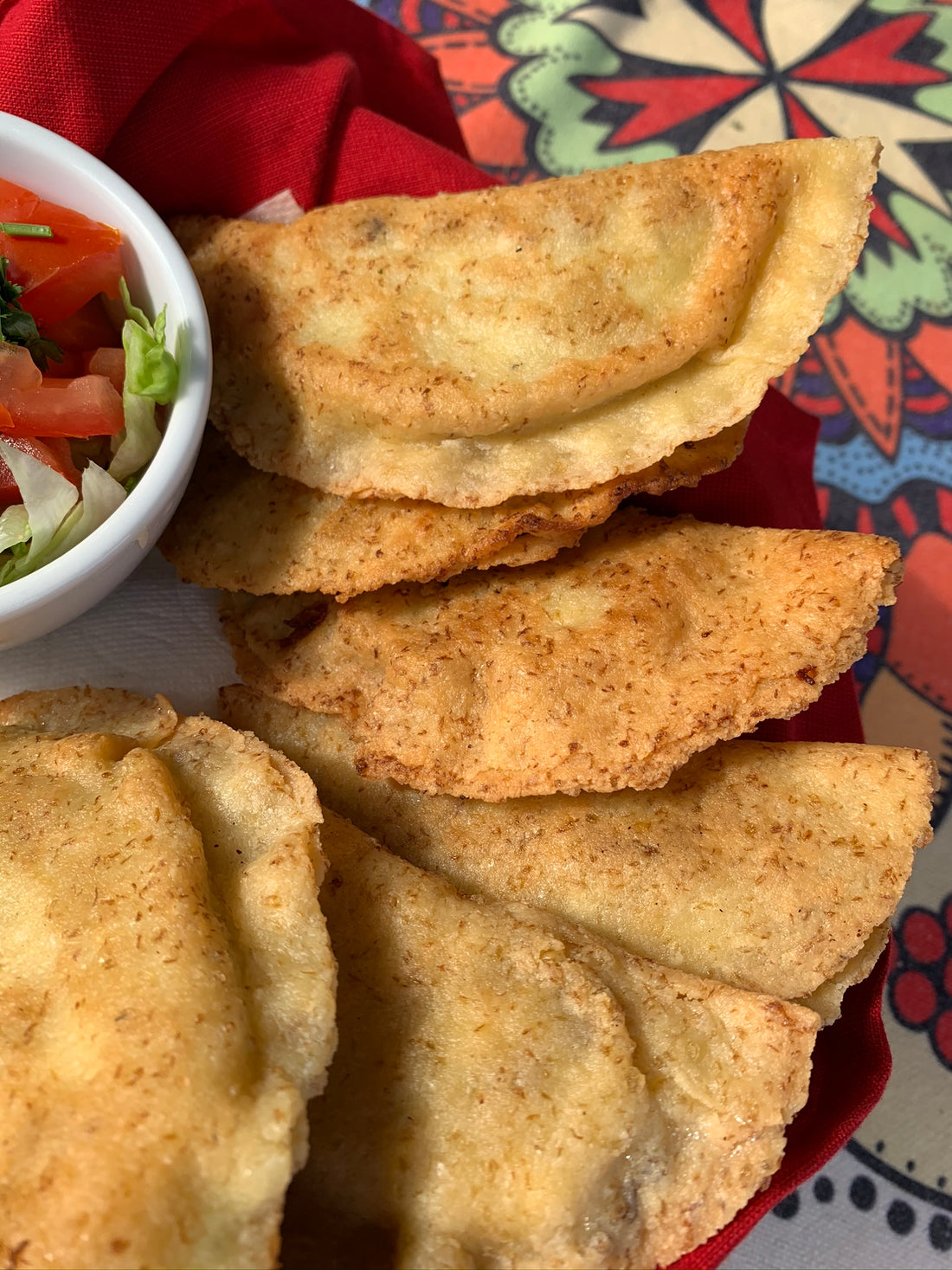 Keto Green Chile Brisket and Cheese Empanadas