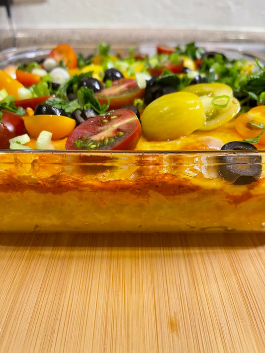 Keto Chicken Tamale Casserole (Tamal Perdido)