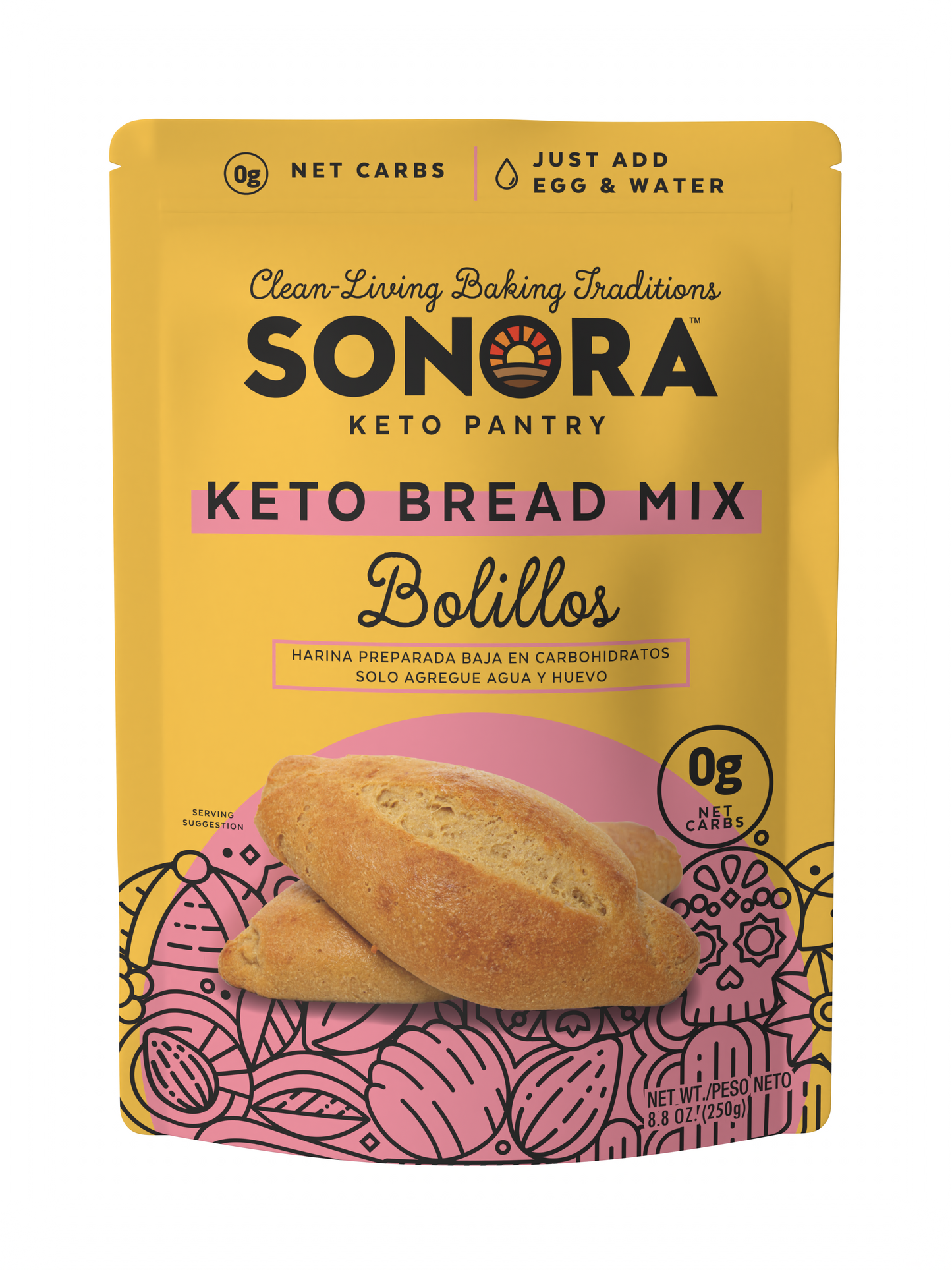 Pan Keto Bolillos Mexicanos