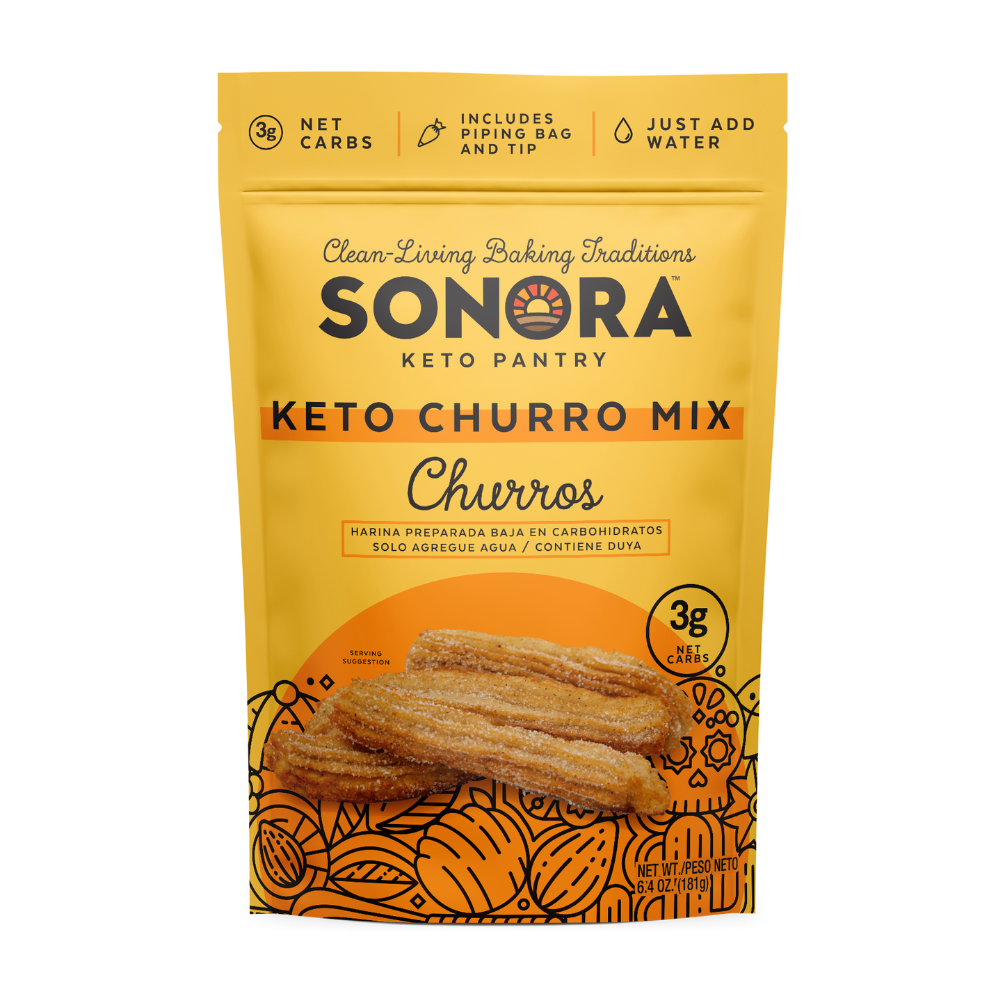 Sonora Keto Churro Mix